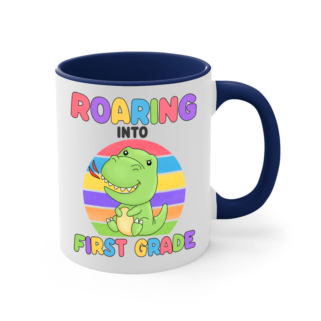 Roaring to 1st Grade Trex 2#- First Grade-Mug / Coffee Cup