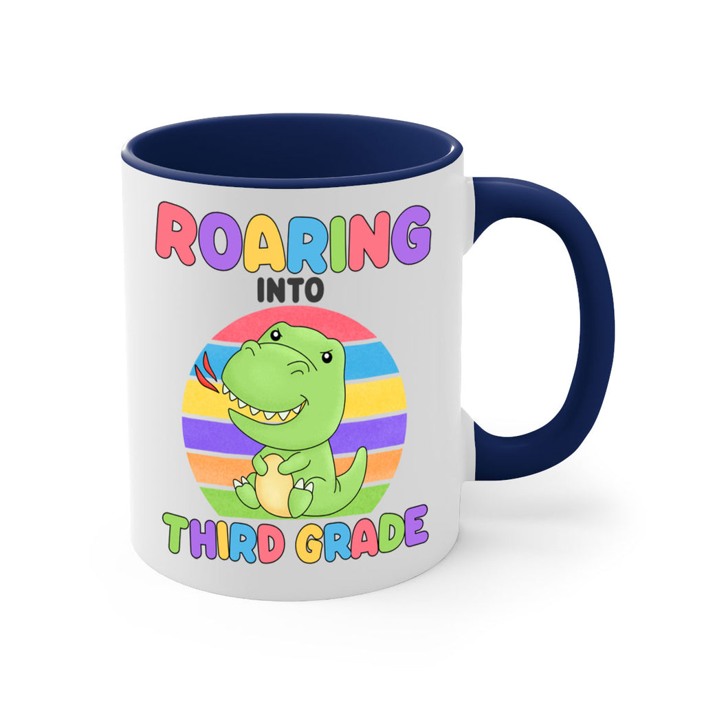 Roaring to 3rd Grade Trex 23#- Third Grade-Mug / Coffee Cup