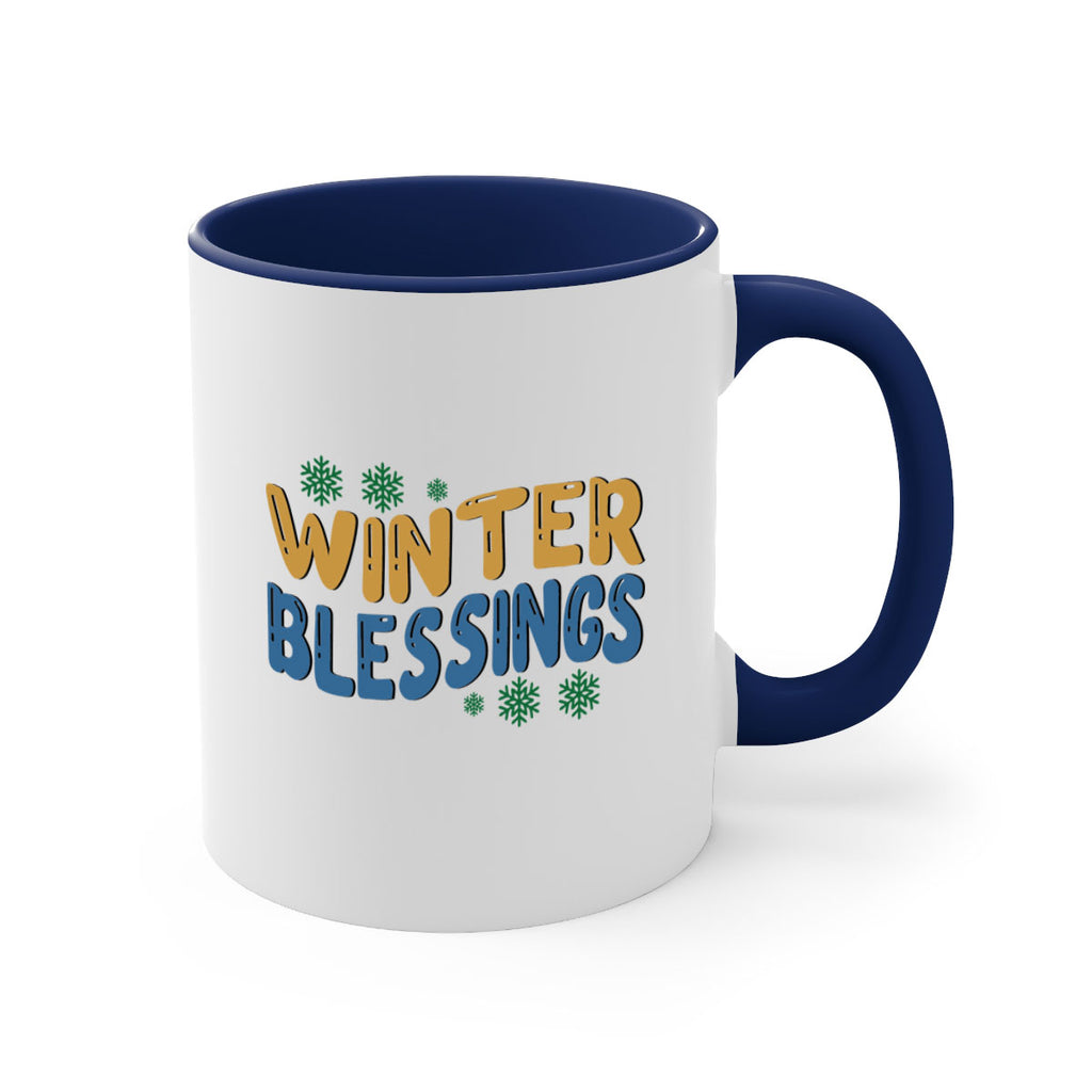 Winter Blessings 547#- winter-Mug / Coffee Cup