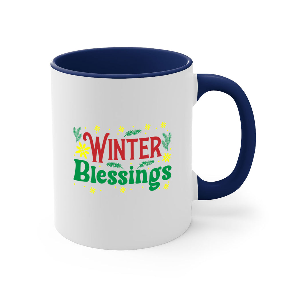 Winter Blessings 548#- winter-Mug / Coffee Cup
