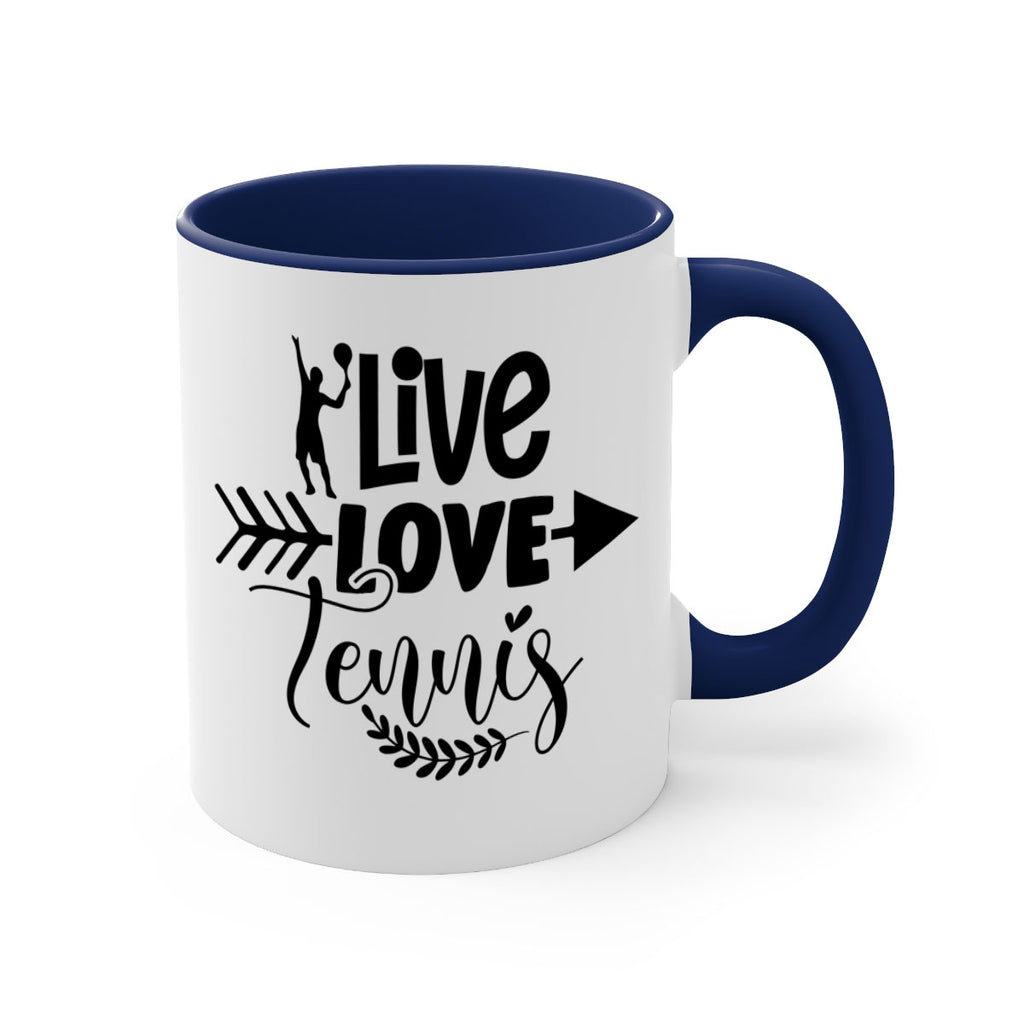 live love Tennis 819#- tennis-Mug / Coffee Cup