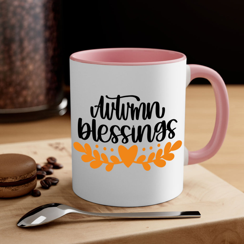 Autumn Blessings 472#- fall-Mug / Coffee Cup