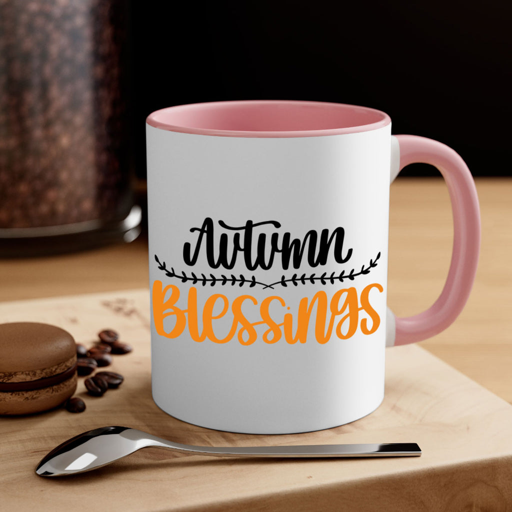 Autumn Blessings 473#- fall-Mug / Coffee Cup