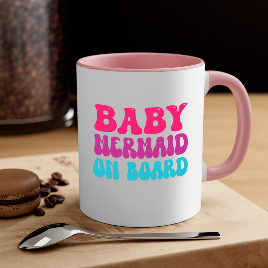 Baby Mermaid On Board 19#- mermaid-Mug / Coffee Cup