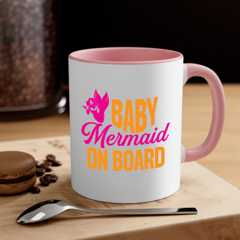 Baby Mermaid On Board 22#- mermaid-Mug / Coffee Cup