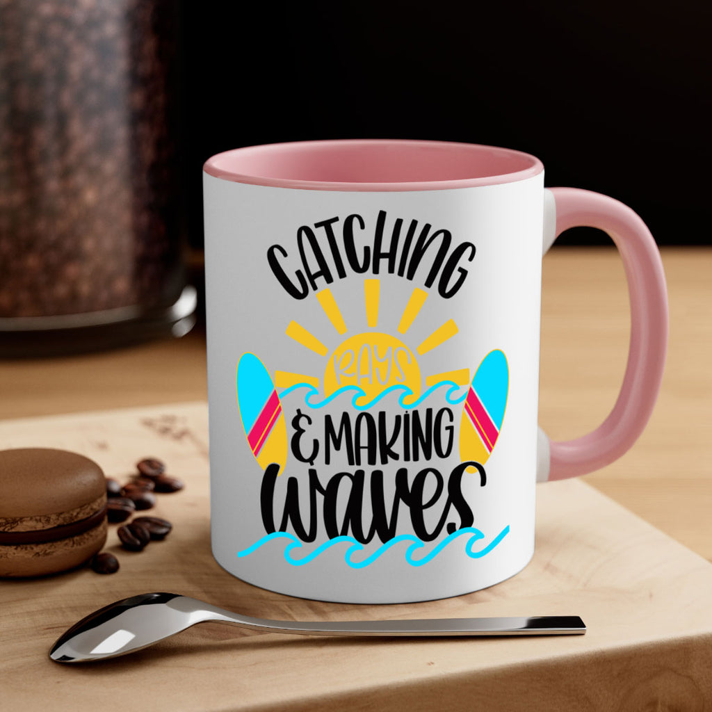 Catching Rays Making Waves Style 49#- Summer-Mug / Coffee Cup