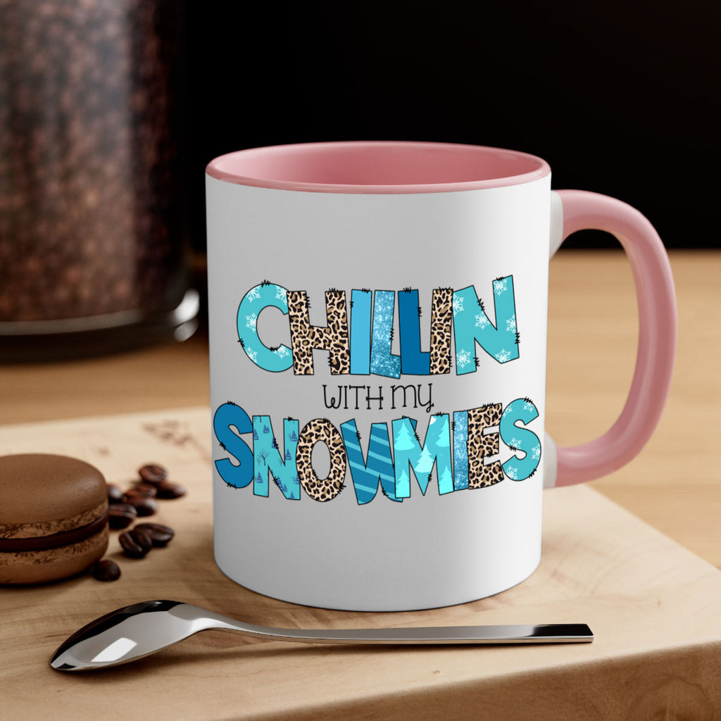 Chillin with my snowmies 43#- winter-Mug / Coffee Cup