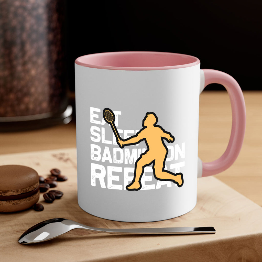 Eat 1286#- badminton-Mug / Coffee Cup