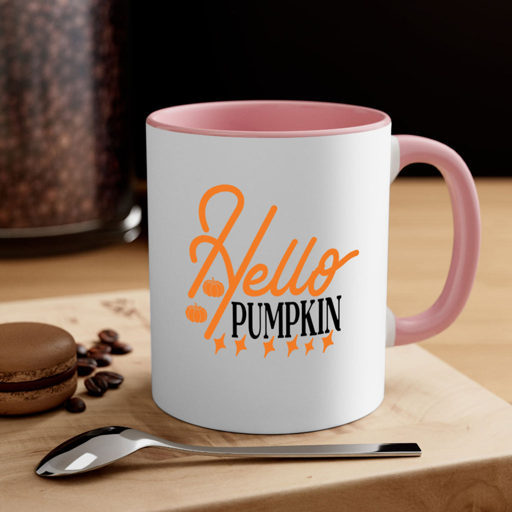 Hello Pumpkin 293#- fall-Mug / Coffee Cup