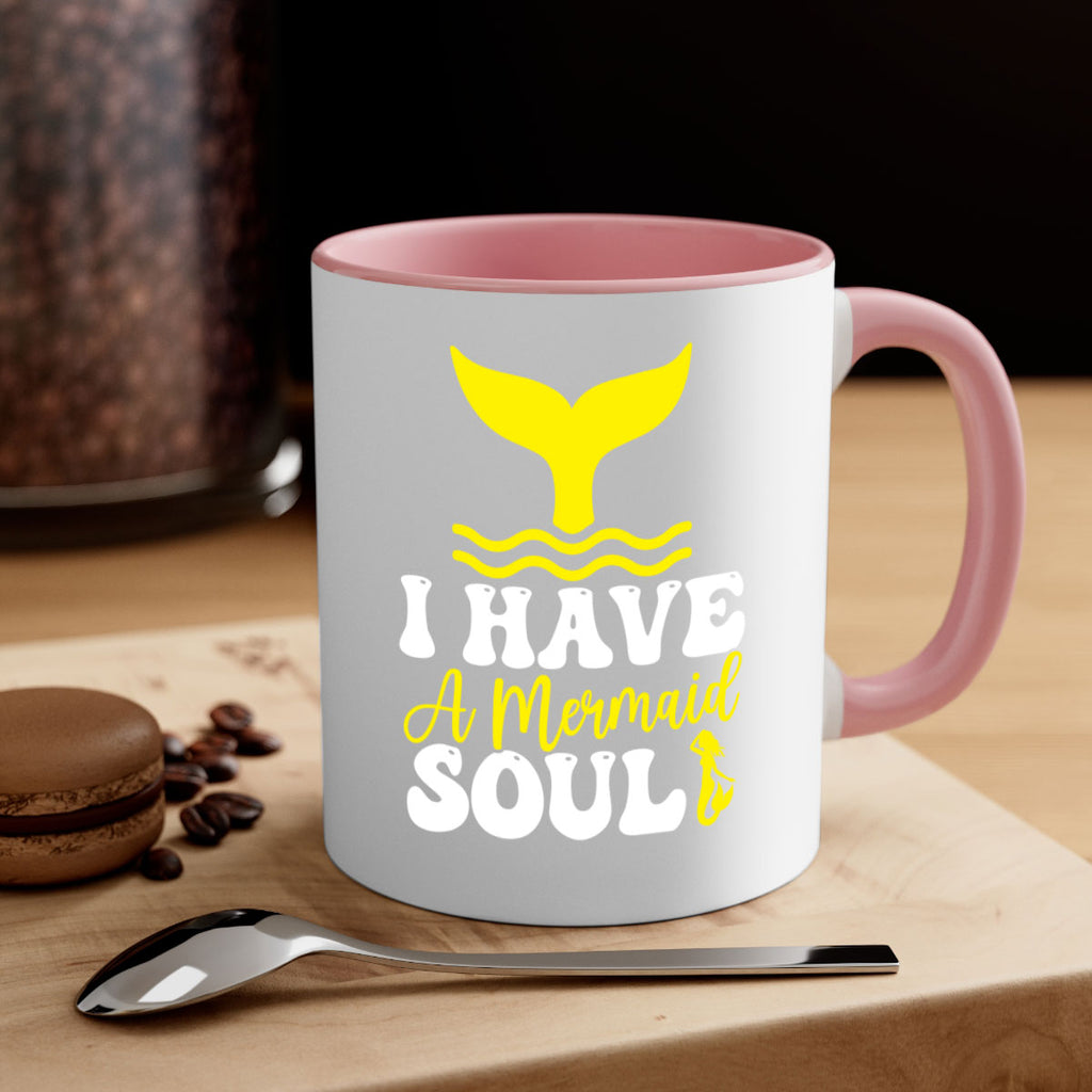 I Have a Mermaid Soul 206#- mermaid-Mug / Coffee Cup