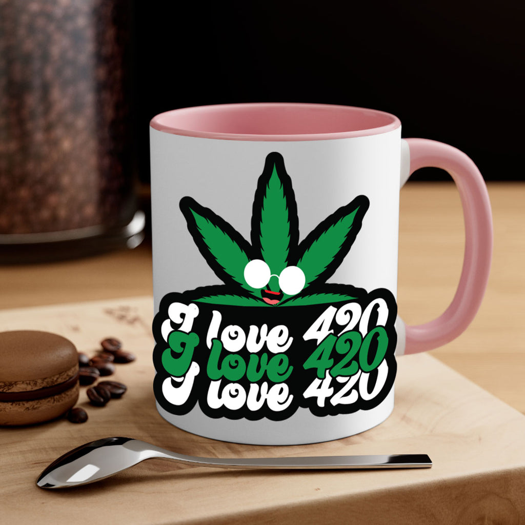 I love 420 123#- marijuana-Mug / Coffee Cup
