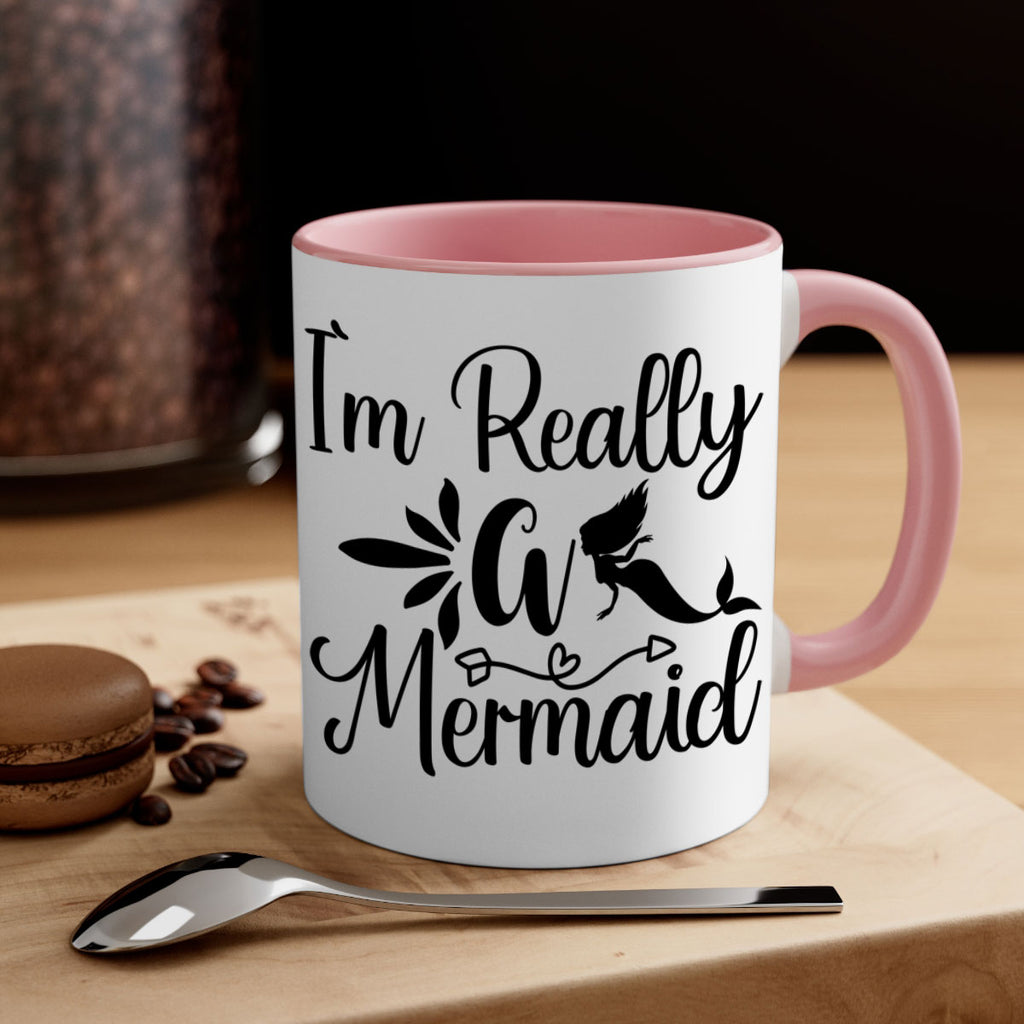Im really a mermaid 261#- mermaid-Mug / Coffee Cup