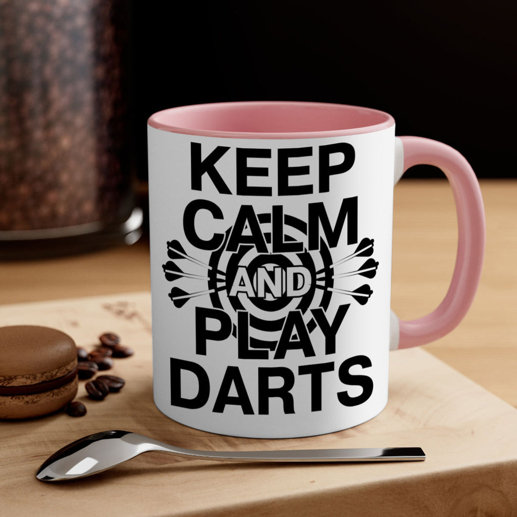 Keep calm And play Darts 961#- darts-Mug / Coffee Cup