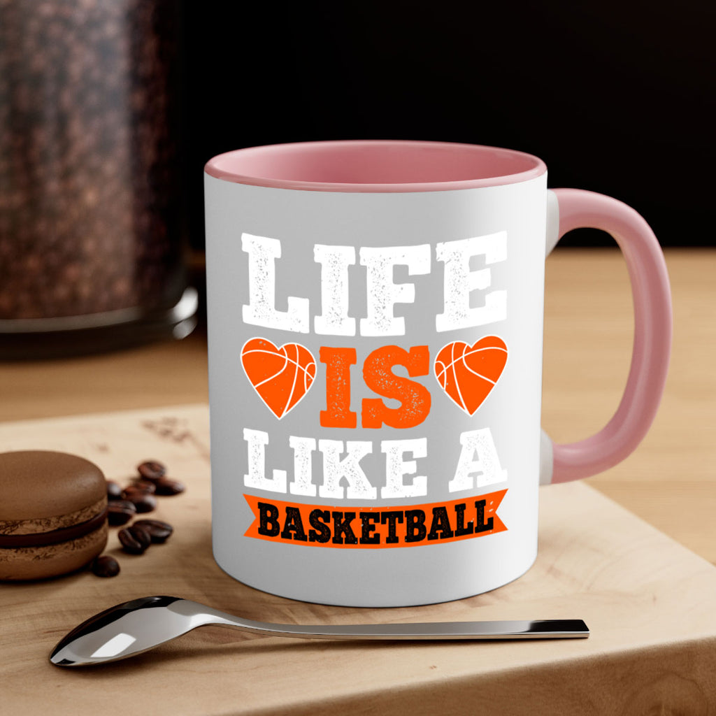 Life is like a basketball 2043#- basketball-Mug / Coffee Cup