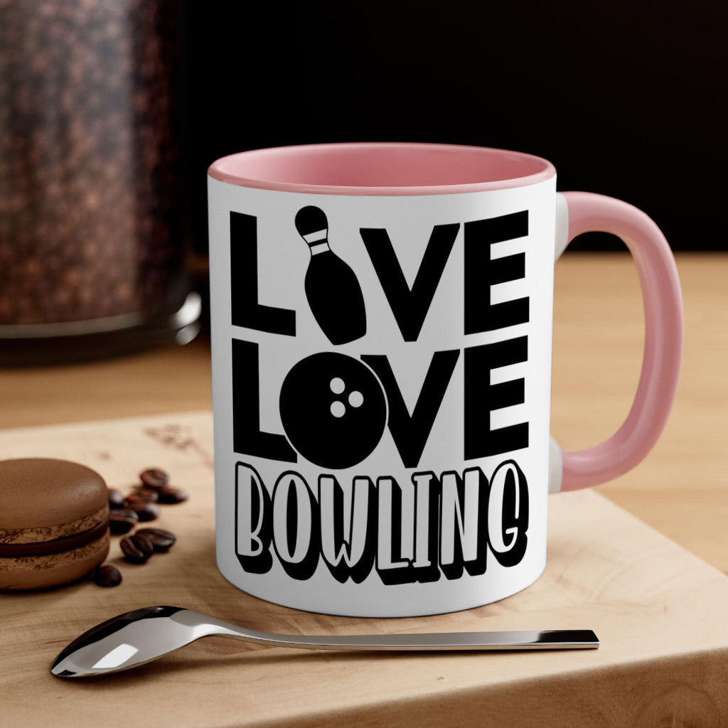 Live Love Bowling 833#- bowling-Mug / Coffee Cup