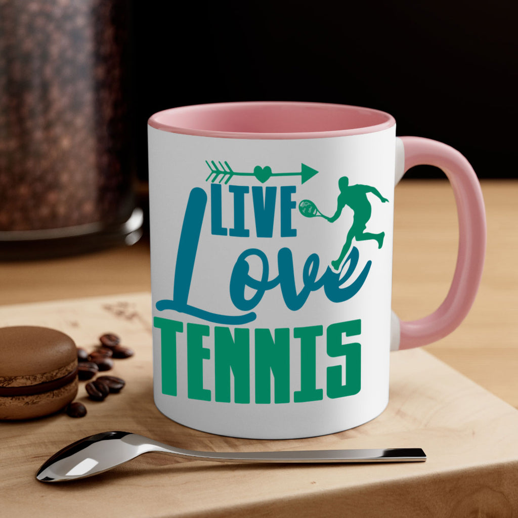 Live Love Tennis 828#- tennis-Mug / Coffee Cup