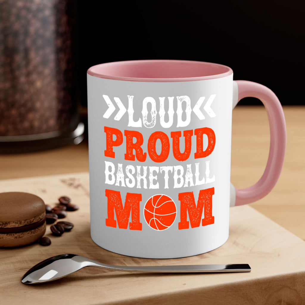 Loud proud basketball mom 741#- basketball-Mug / Coffee Cup