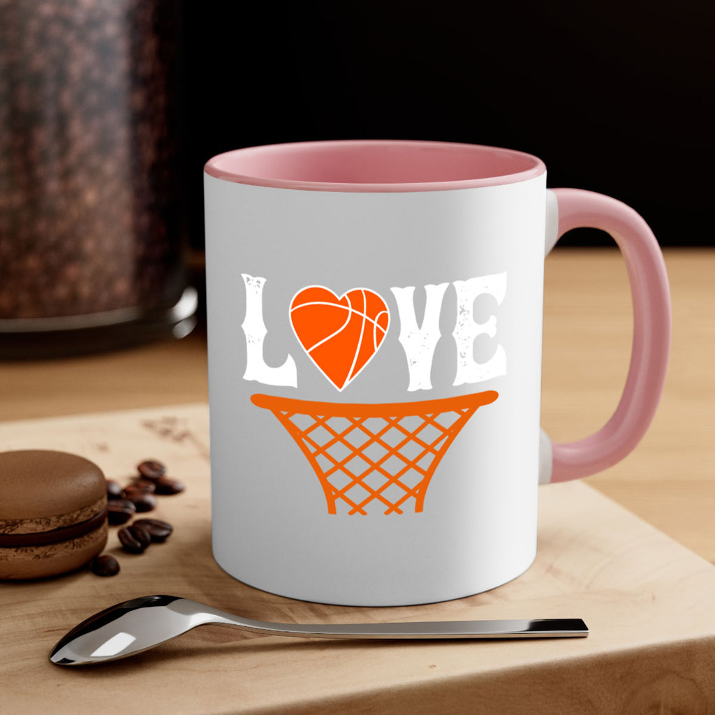 Love 704#- basketball-Mug / Coffee Cup
