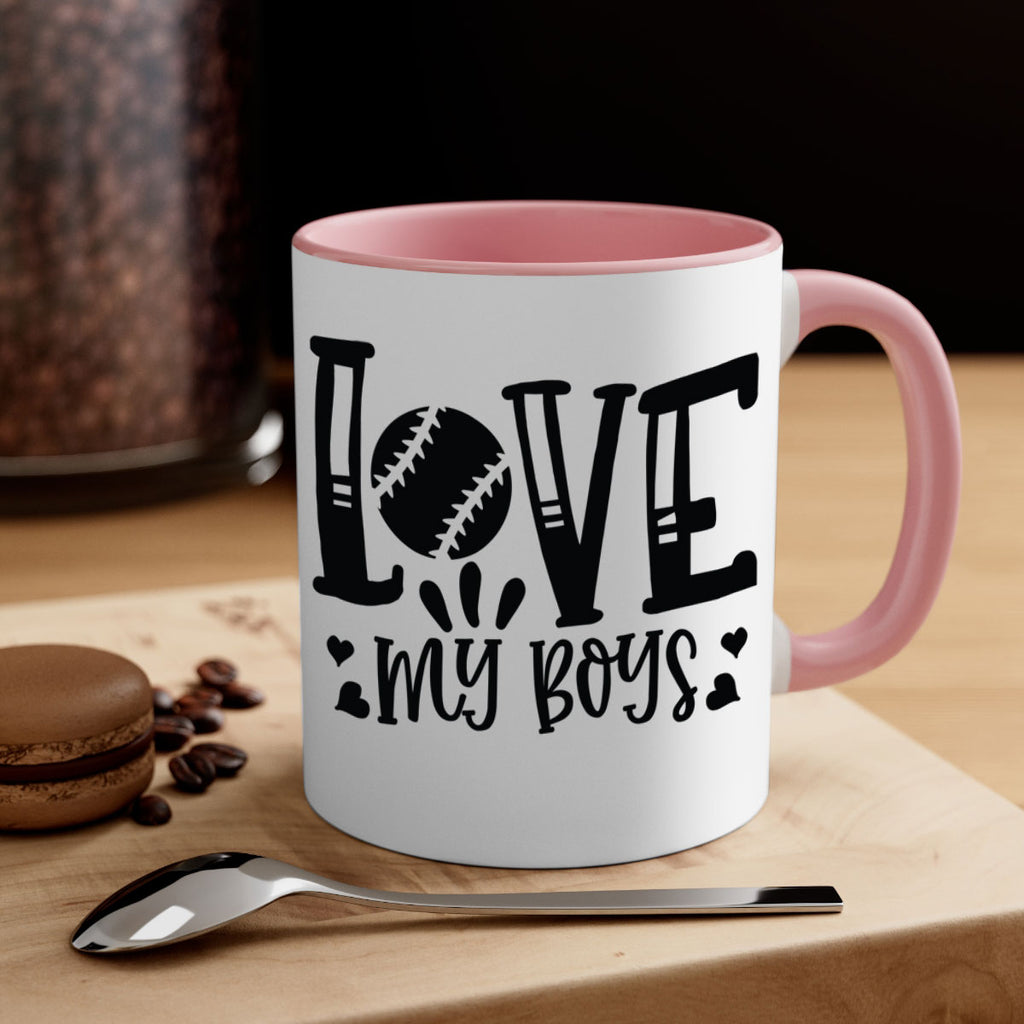 Love My Boys 2053#- baseball-Mug / Coffee Cup
