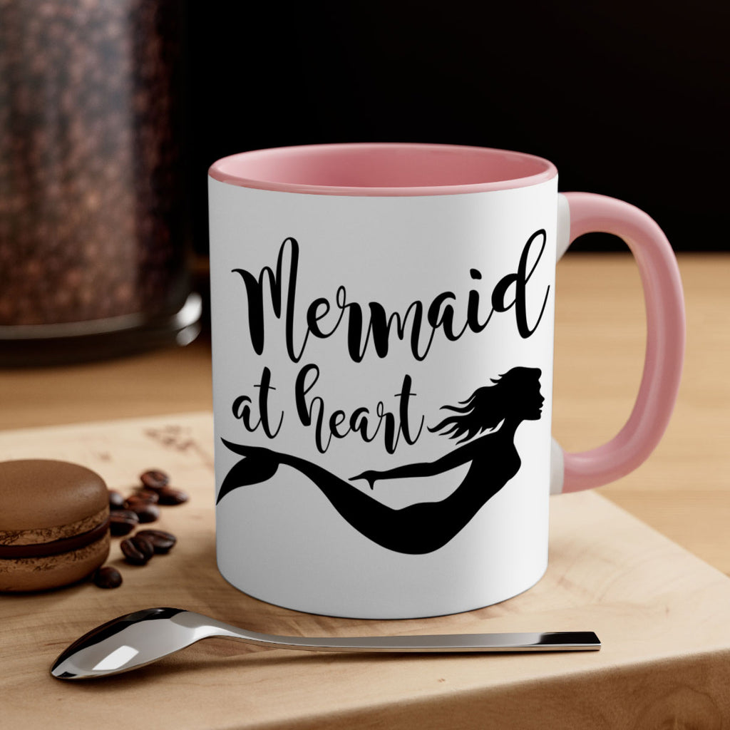 Mermaid at heart 395#- mermaid-Mug / Coffee Cup