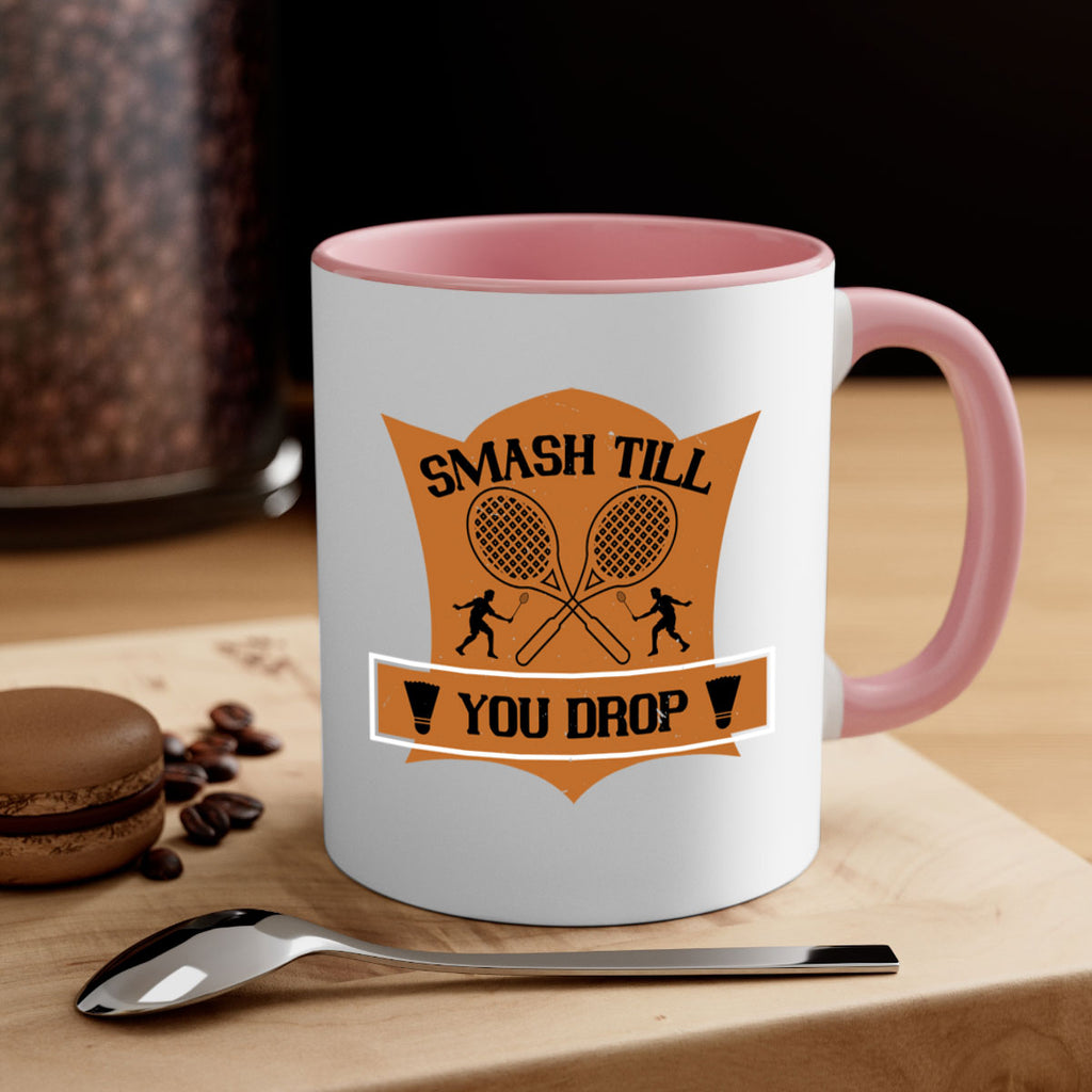 SMASH till you drop 1864#- badminton-Mug / Coffee Cup