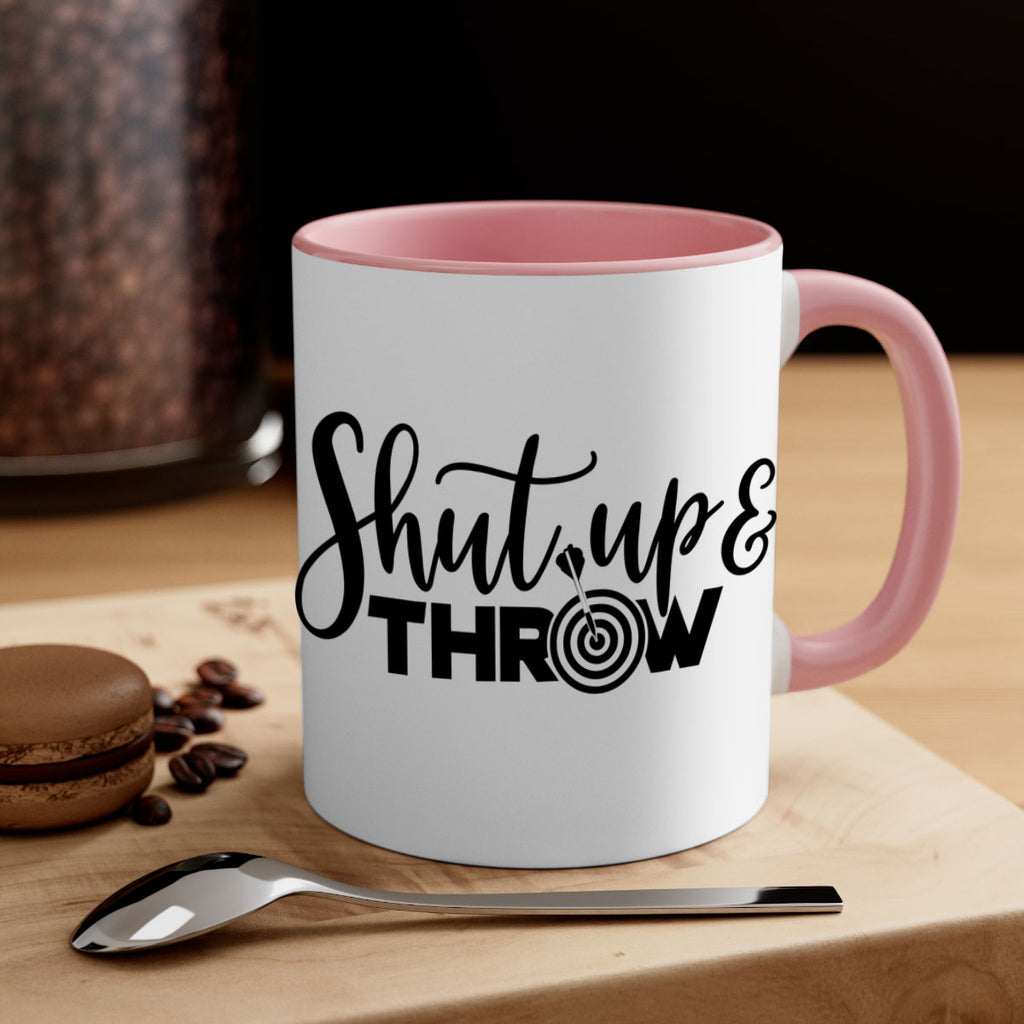 Shut up throw 541#- darts-Mug / Coffee Cup