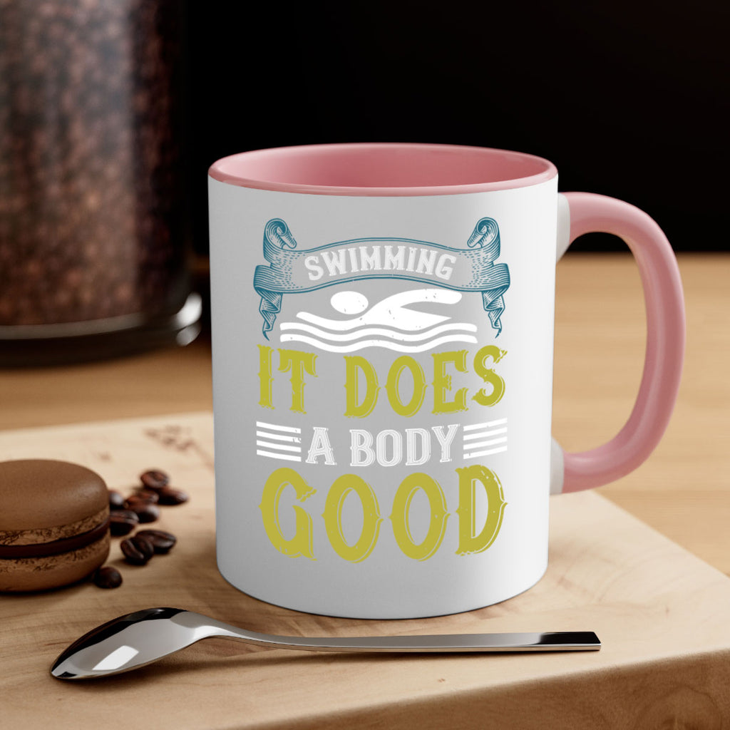 Swimming it does a body good 372#- swimming-Mug / Coffee Cup