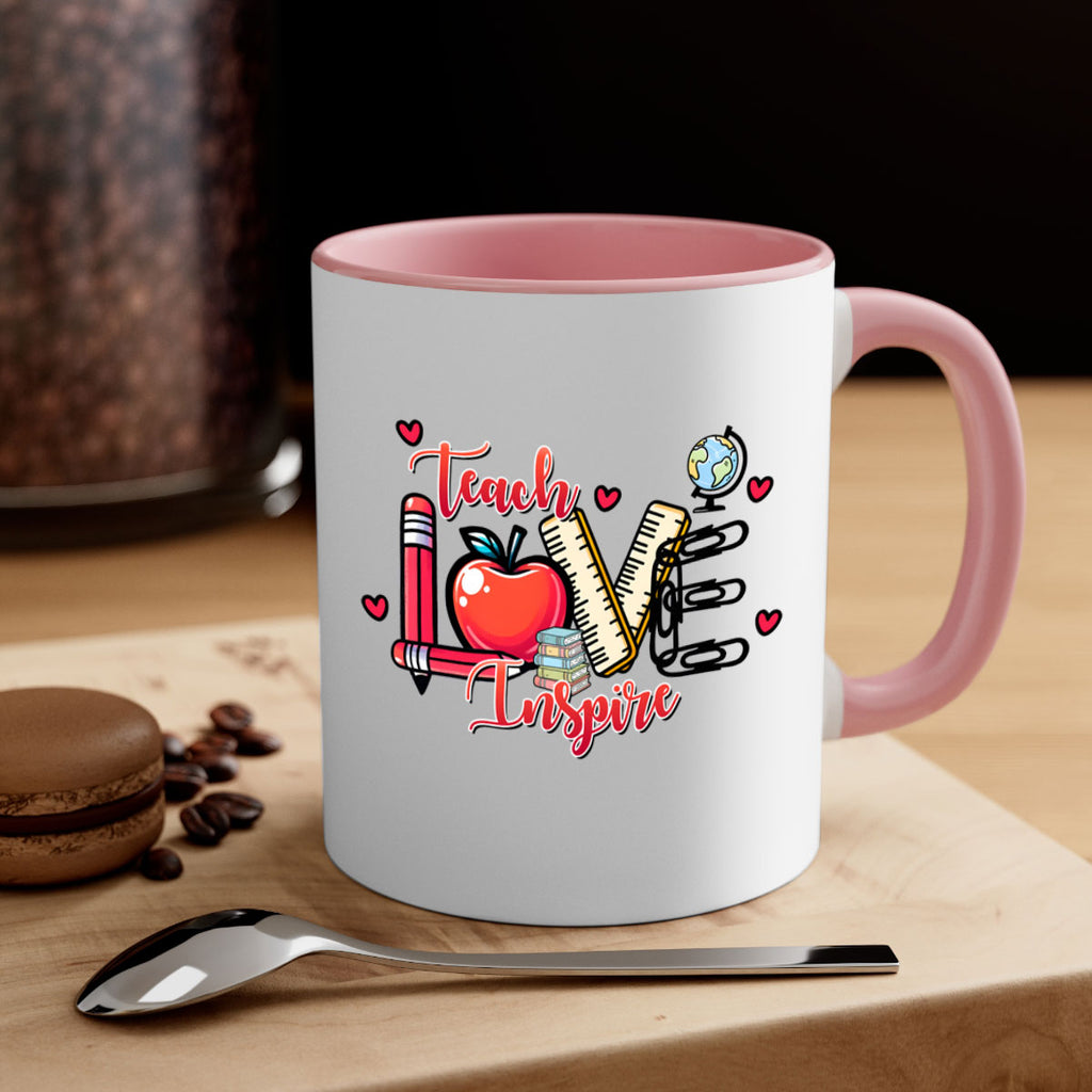 Teach Inspire Valentine 16#- teacher-Mug / Coffee Cup