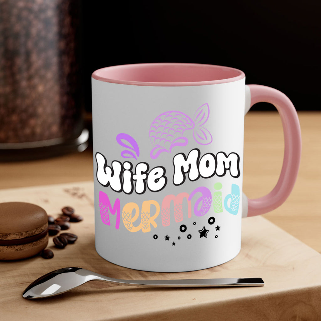 Wife Mom Mermaid 676#- mermaid-Mug / Coffee Cup