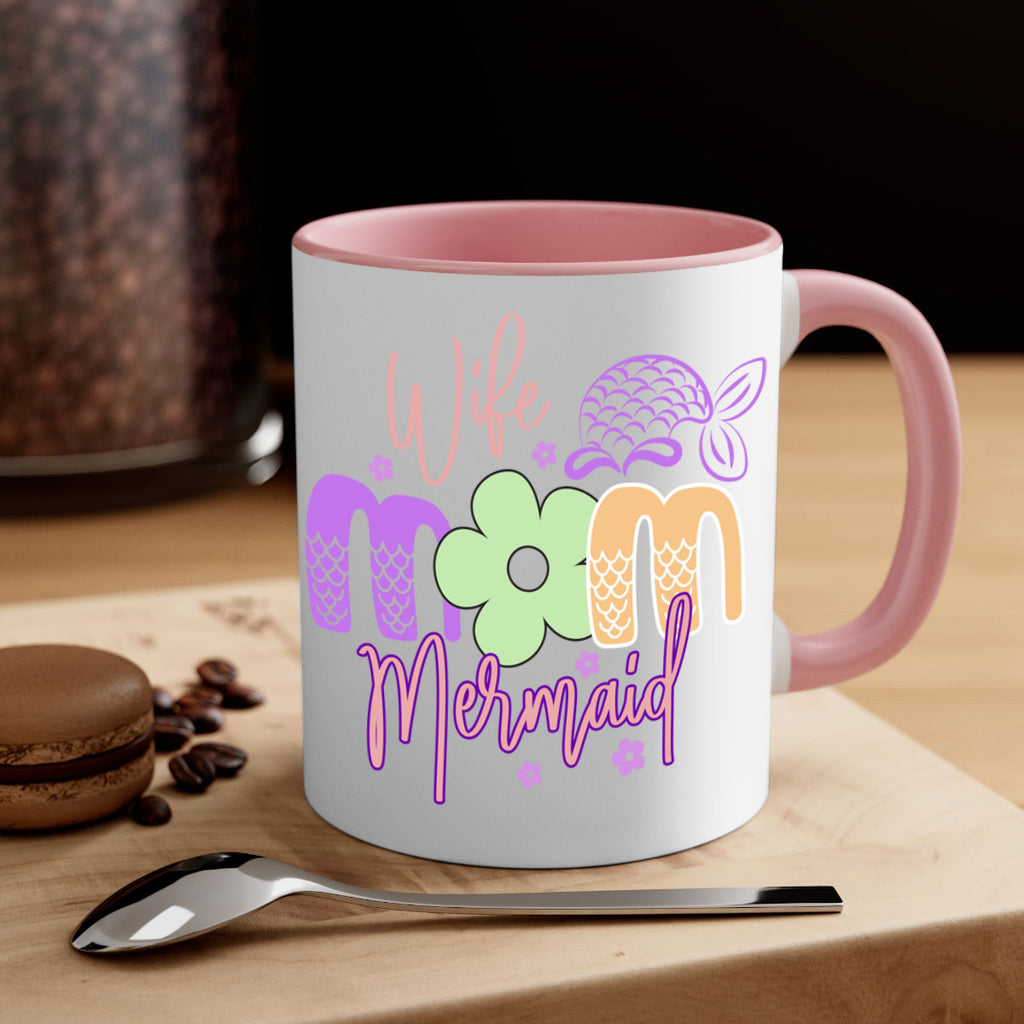 Wife Mom Mermaid 677#- mermaid-Mug / Coffee Cup