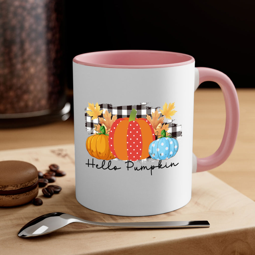 hello pumpkin 290#- fall-Mug / Coffee Cup
