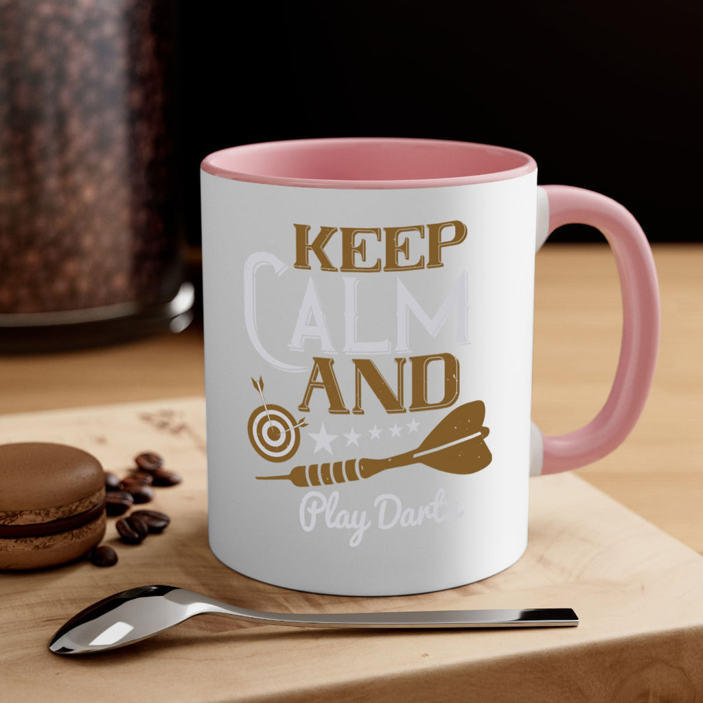 keep calm and play darts 1985#- darts-Mug / Coffee Cup
