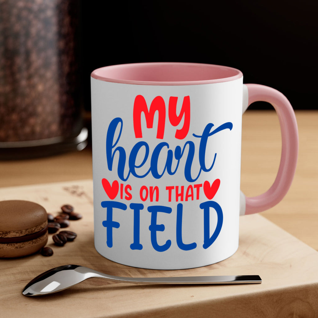 my heart is on that field 2050#- baseball-Mug / Coffee Cup