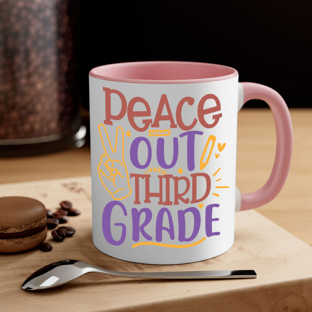 peace out 3rd grade 1#- Third Grade-Mug / Coffee Cup