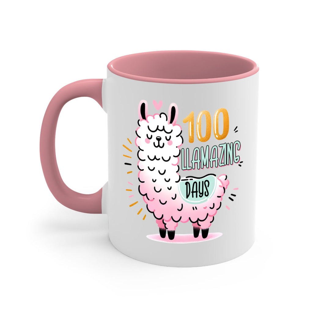 100th Day of School Llama 39#- 100 days-Mug / Coffee Cup