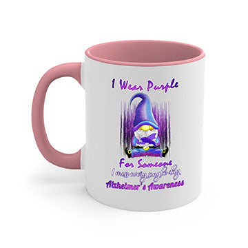 Alzheimers Awareness Products I Wear Purple Ribbon Gnome 22#- alzheimers-Mug / Coffee Cup