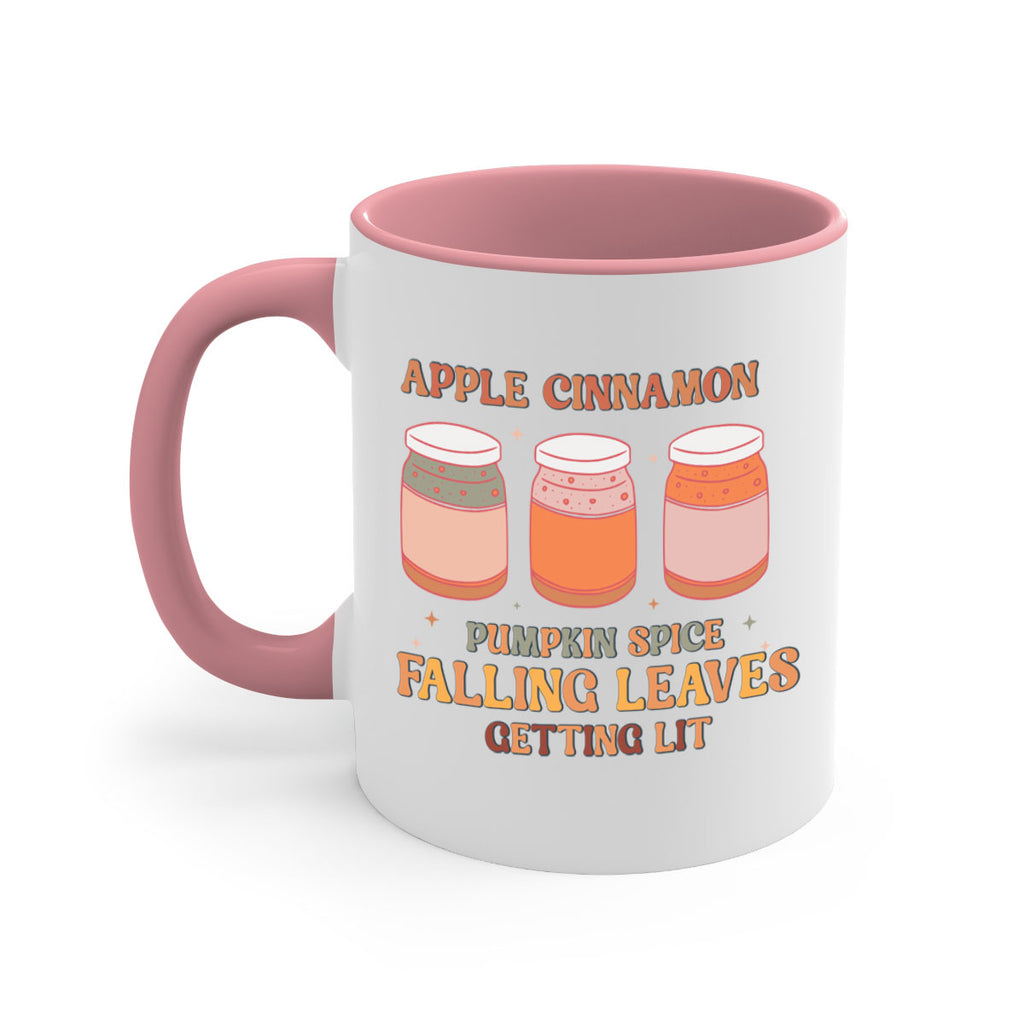 Apple Cinnamon Pumpkin Spice Falling Leaves Getting Lit 12#- fall-Mug / Coffee Cup