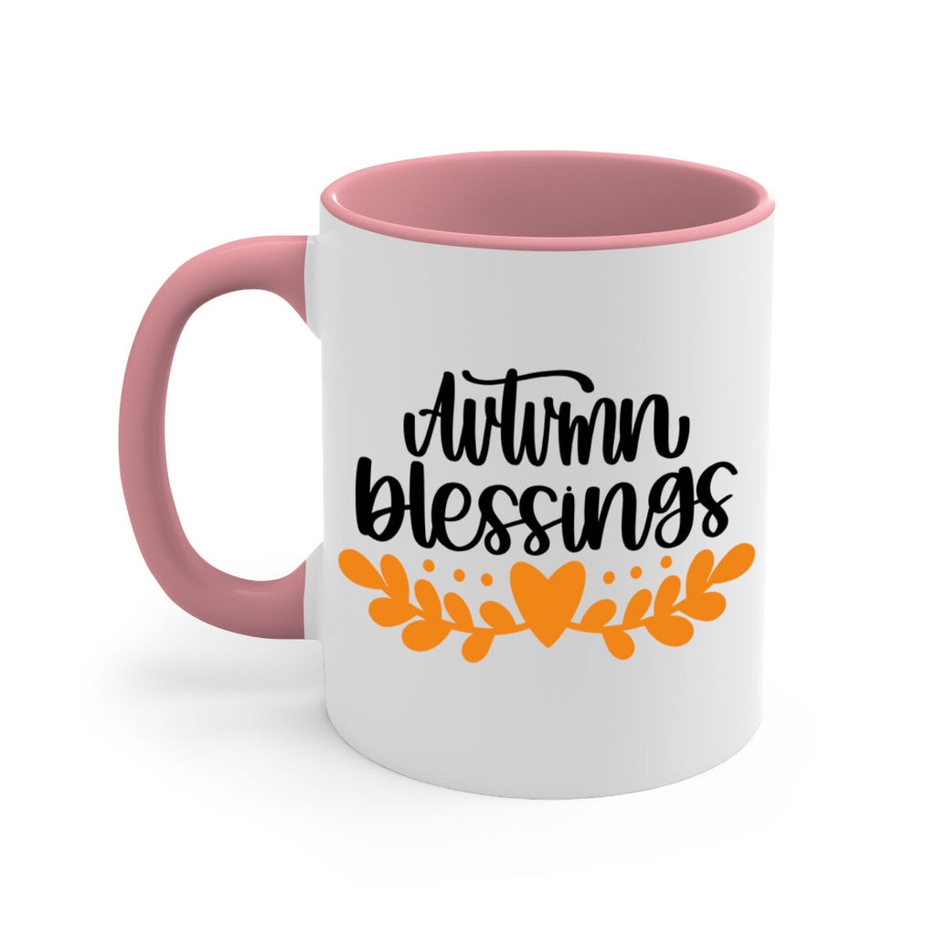 Autumn Blessings 472#- fall-Mug / Coffee Cup