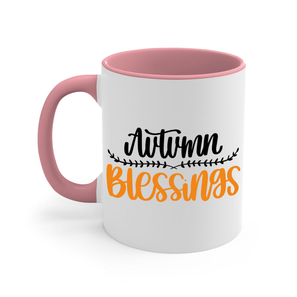 Autumn Blessings 473#- fall-Mug / Coffee Cup