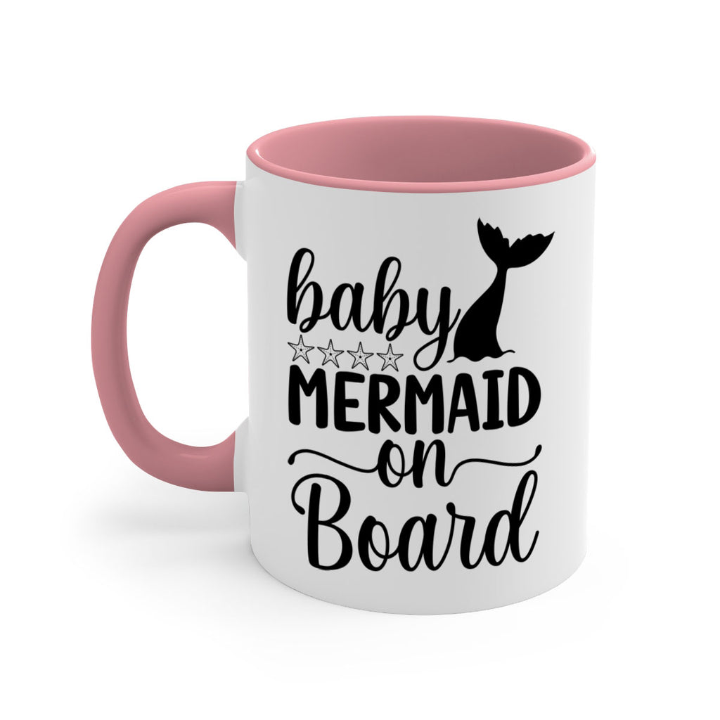 Baby mermaid on board 36#- mermaid-Mug / Coffee Cup