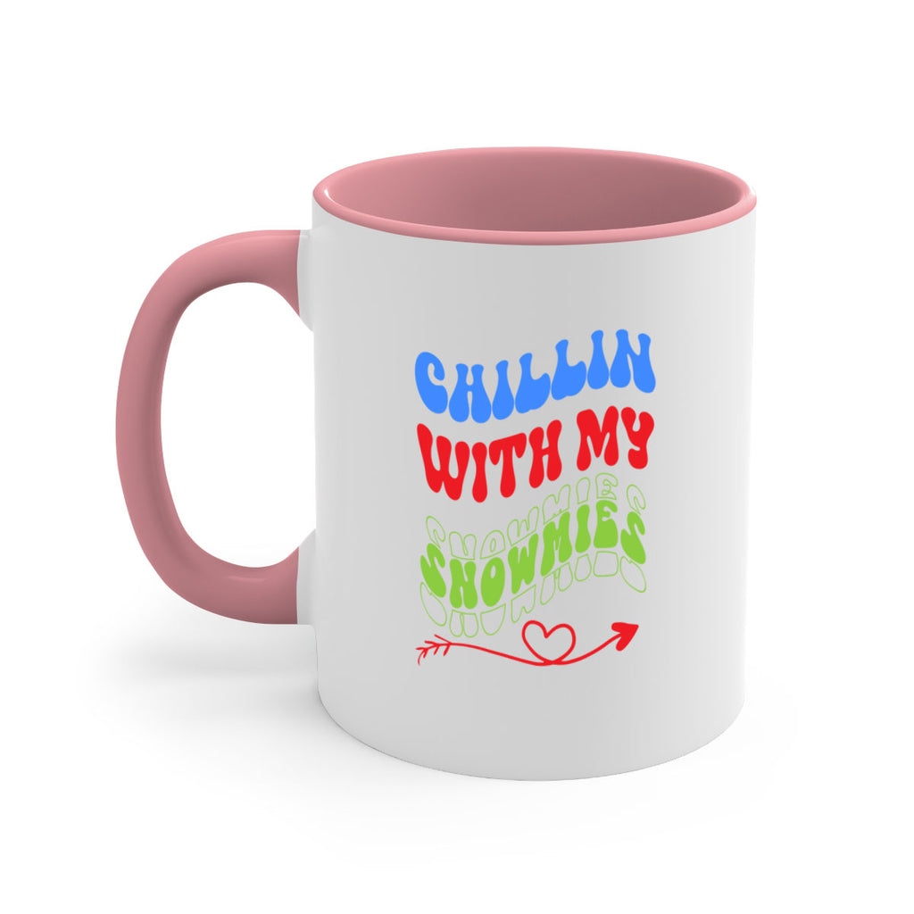 Chillin with my snowmies 42#- winter-Mug / Coffee Cup