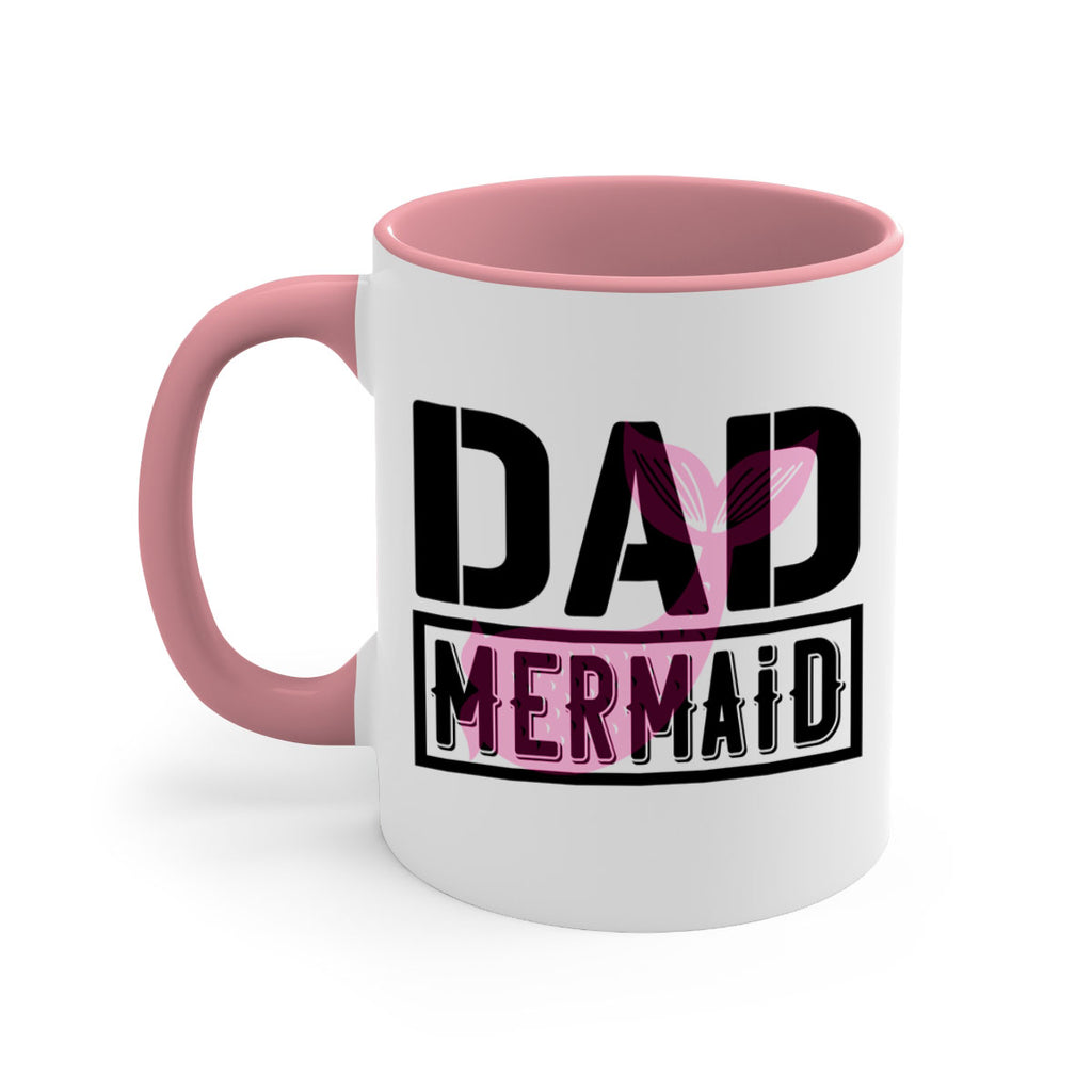 Dad mermaid 111#- mermaid-Mug / Coffee Cup