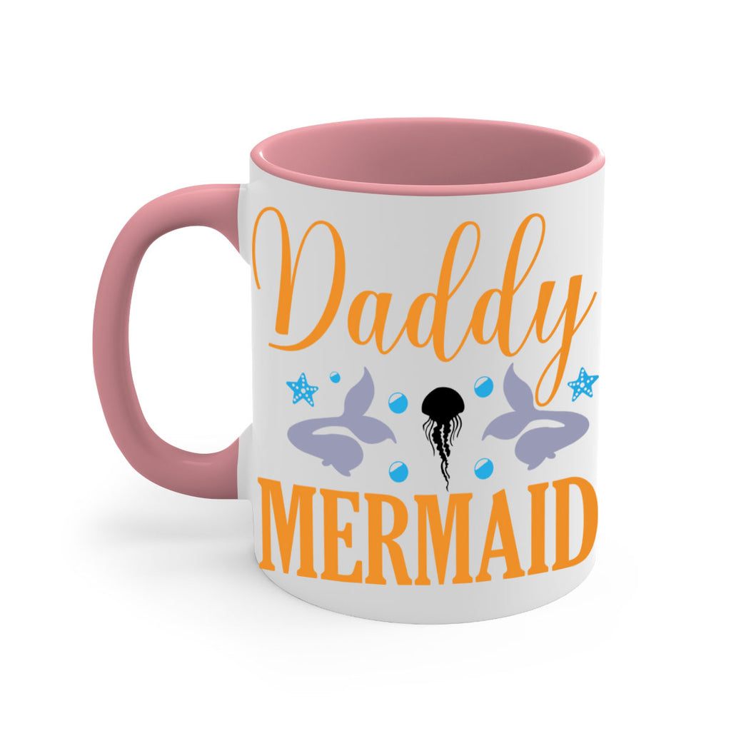 Daddy Mermaid Design 113#- mermaid-Mug / Coffee Cup