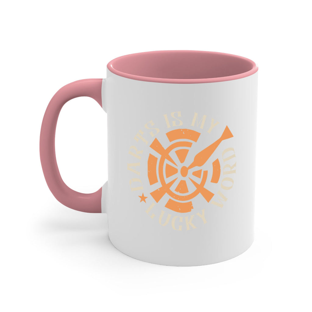 Darts Is My Lucky Word 2352#- darts-Mug / Coffee Cup