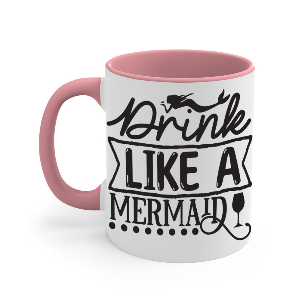 Drink like a mermaid 147#- mermaid-Mug / Coffee Cup