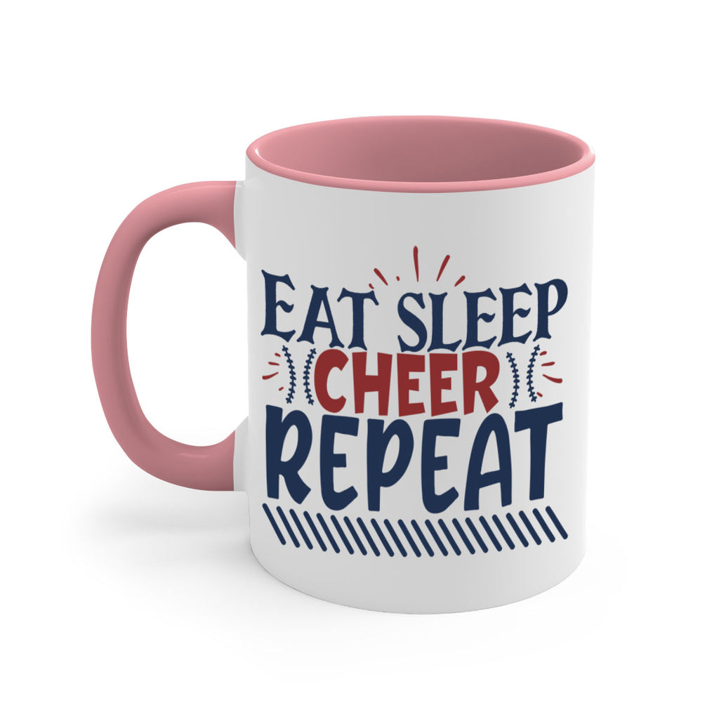 Eat sleep cheer repeat 1547#- football-Mug / Coffee Cup