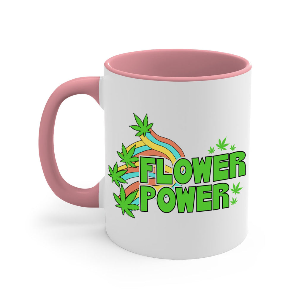 Flower Power Cannabis leaf 86#- marijuana-Mug / Coffee Cup