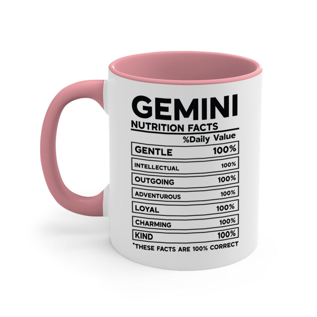 Gemini Nutrition Facts 220#- zodiac-Mug / Coffee Cup