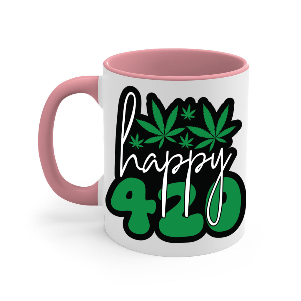 Happy 420 102#- marijuana-Mug / Coffee Cup