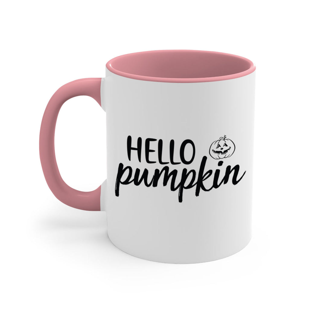 Hello Pumpkin 286#- fall-Mug / Coffee Cup